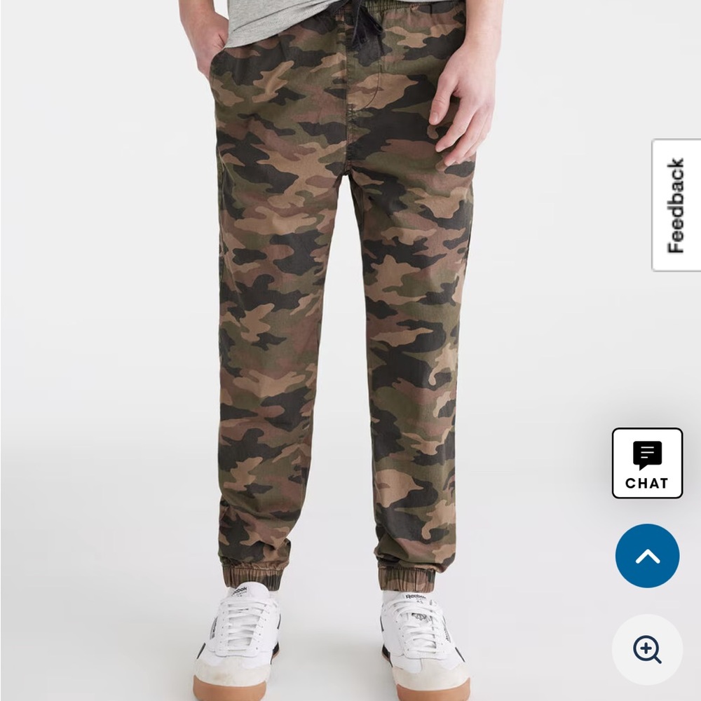 Aeropostale Camo Stretch Twill Joggers